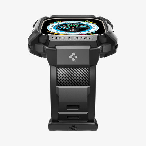 ACS05460 - Apple Watch Series (Apple Watch (49mm)) in matte black showing the front